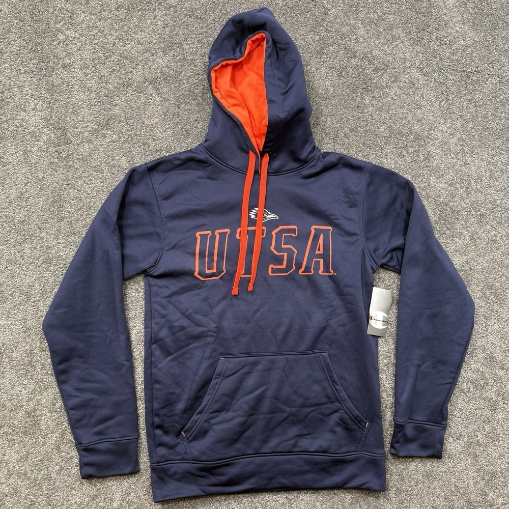 Mens S University Of Texas San Antonio UTSA Sweatshirt Champion Hoodie Blue